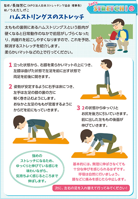 Let S Stretch Vol 30 健康コラム けんぽれん 健康保険組合連合会