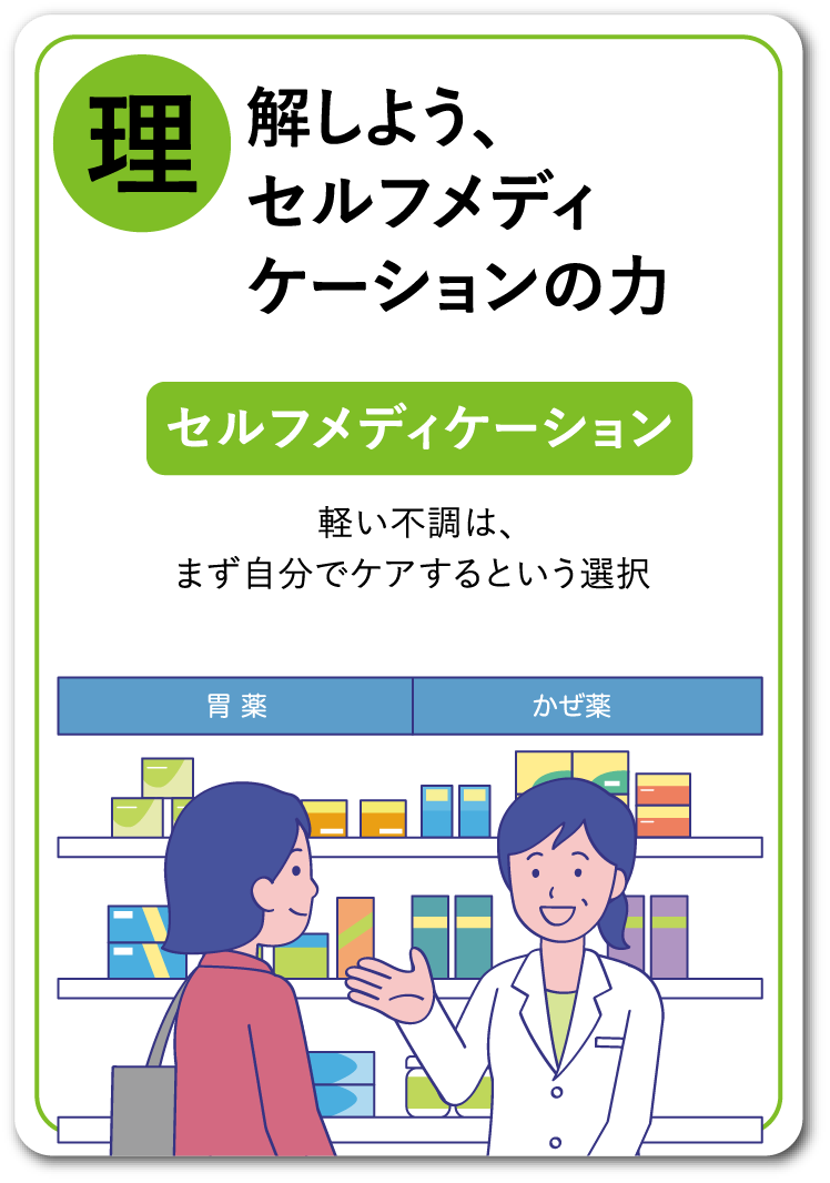 理解しよう、セルフメディケーションの力。