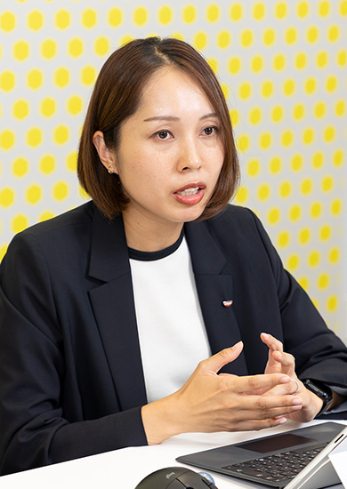 日清食品ホールディングス株式会社 人事部 健康経営推進室 主任 山口 美希さん